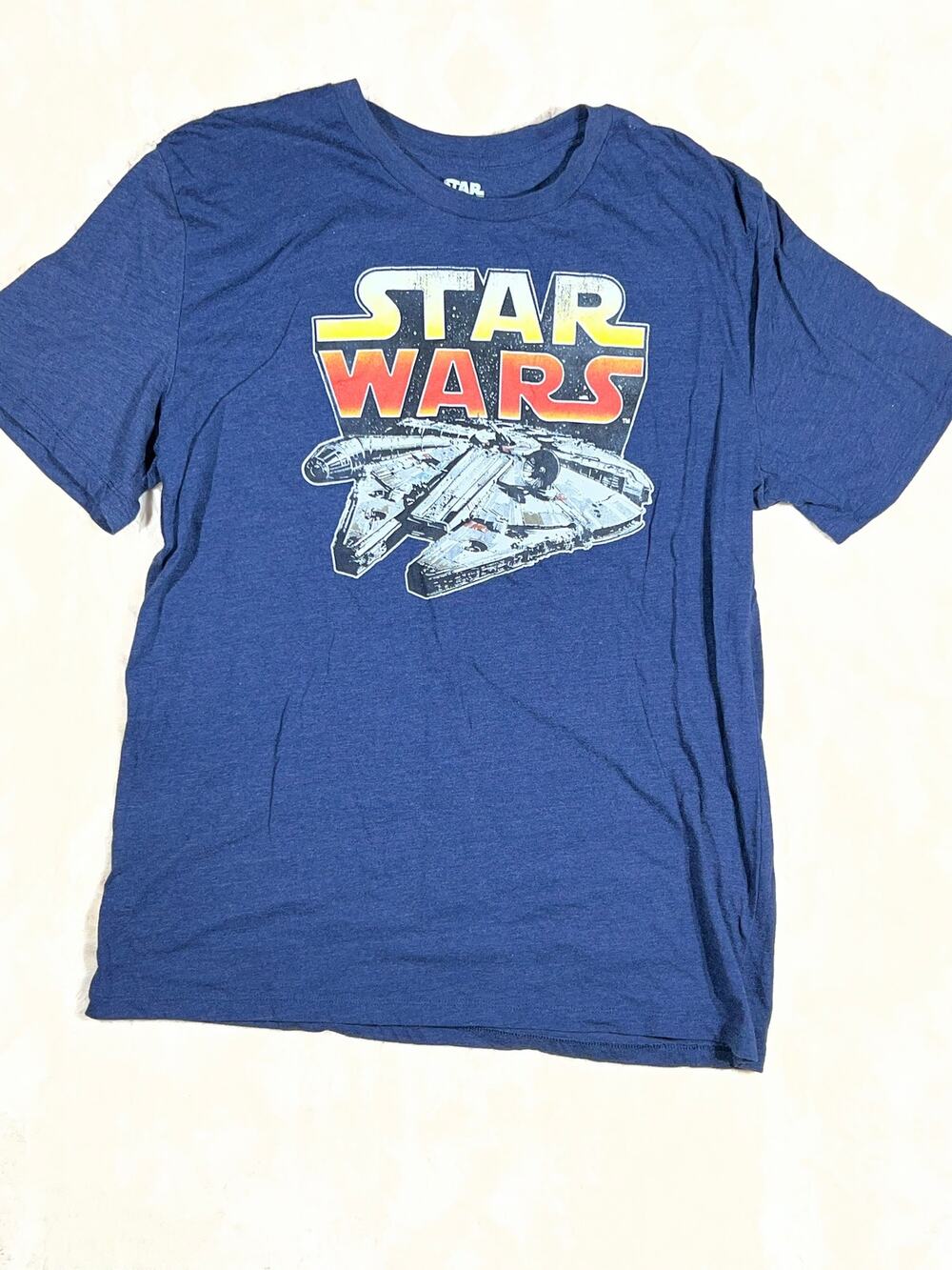 Disney Star Wars Millennium Falcon T-Shirt Men’s XXL Navy Graphic Tee NWOT